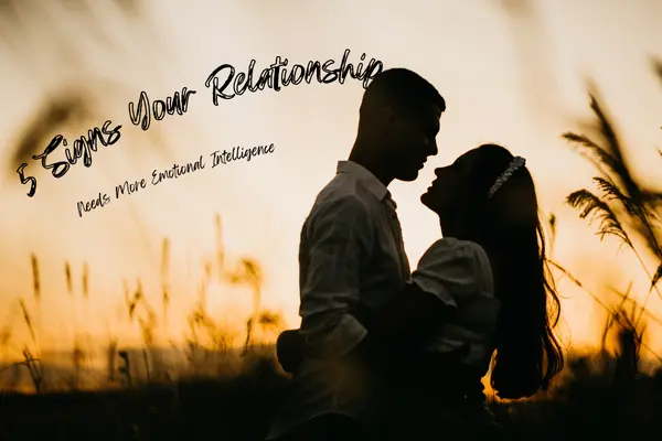 Couple practicing emotional intelligence and healthy communication in a relationship